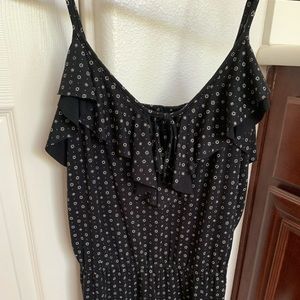 Aeropostale Black Romper With White Design
